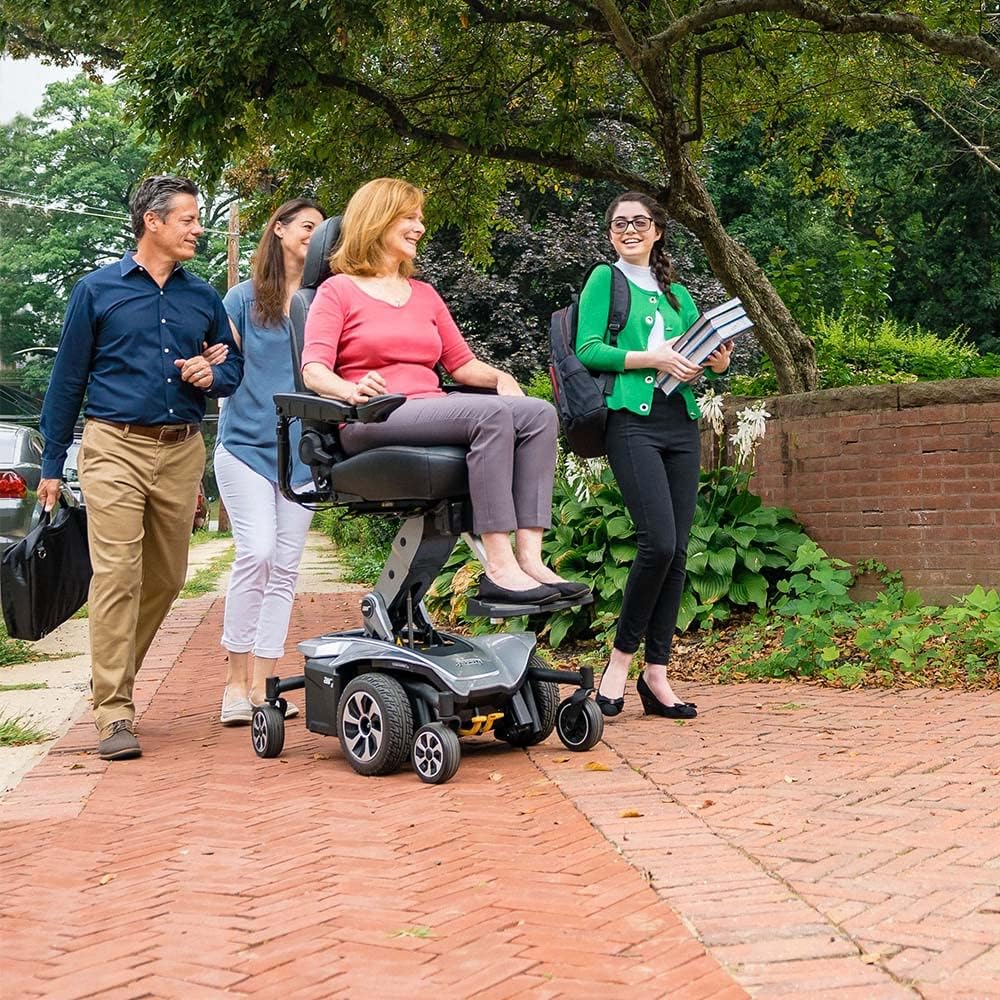 Power Chair with U-1 Batteries, Mid Wheel Drive, 300 lbs. WC, Up to 4 MPH, 16.8 Miles Range Per Charge R79604
