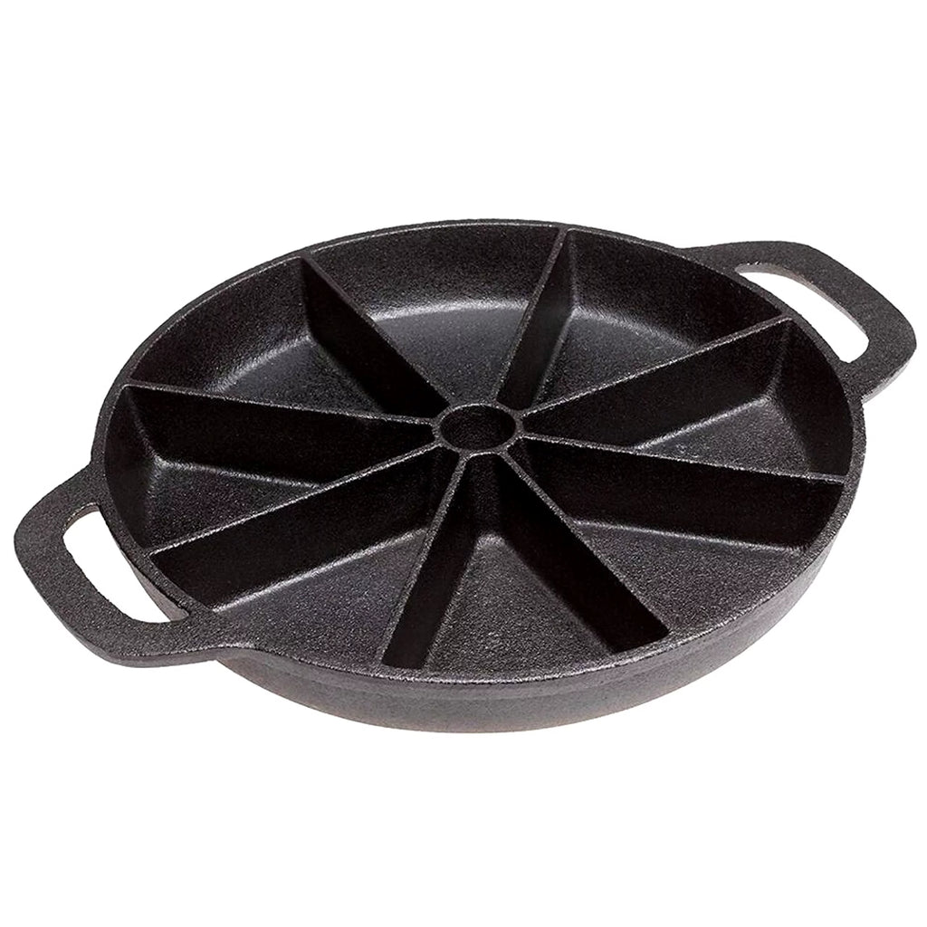 Black Cast Iron Non-Stick Biscuit & Muffin Pan R748