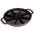 Black Cast Iron Non-Stick Biscuit & Muffin Pan R748
