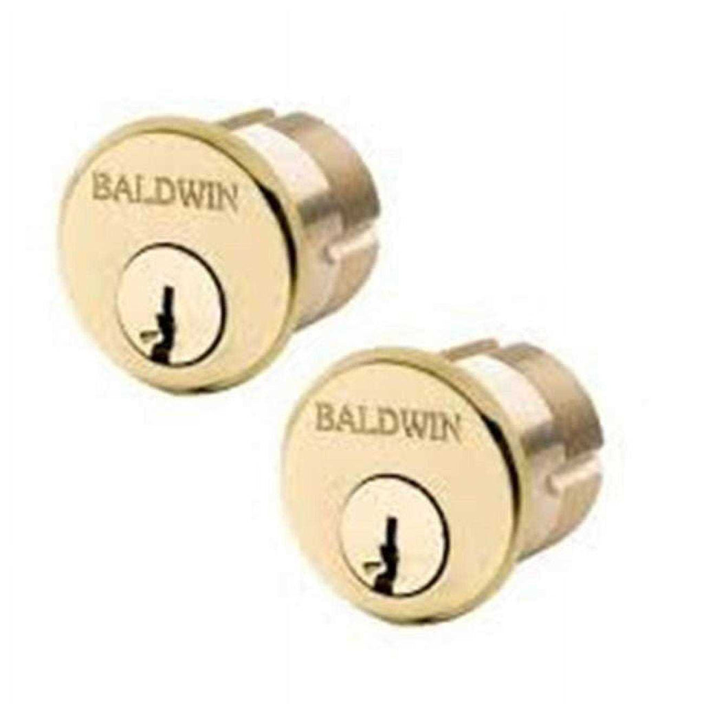 Single Cylinder Deadbolt Cylinder with Housing and 2 Keys Dark Bronze Finish J923