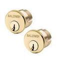 Single Cylinder Deadbolt Cylinder with Housing and 2 Keys Dark Bronze Finish J923