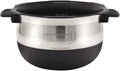 Stainless/Black 6 Cups Replacement Inner Pot for Rice Cooker O7658