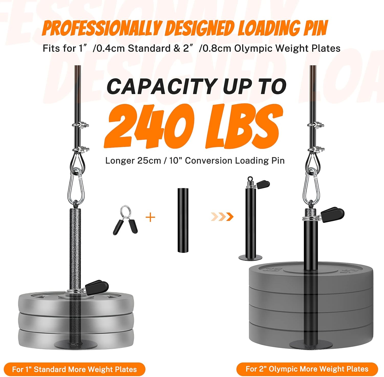 2 Weight Cable Pulley System for Home Gym B148