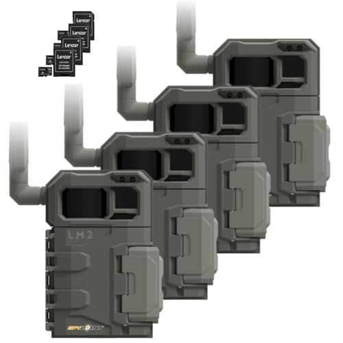 20MP Infrared Cellular Trail Camera Twin Pack with 4 SD Cards O294