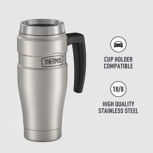 16 Ounce Stainless Steel Vacuum-Insulated Travel Mug K457469
