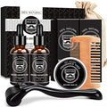 Beard Growth Kit with Beard Growth Oil (2 Packs), Beard Balm, Beard Comb R80433