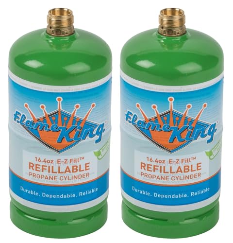 1LB Empty Propane Cylinder Tank, 16.4 oz (2-Pack) M74427