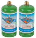 1LB Empty Propane Cylinder Tank, 16.4 oz (2-Pack) M74427