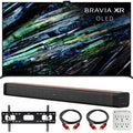 55 inch QD-OLED 4K HDR Smart TV with Soundbar, Wall Mount Bracket, Surge Adapter V540055