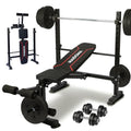 Adjustable Incline Decline Flat Weight Bench with Leg Extension & Curl A822987