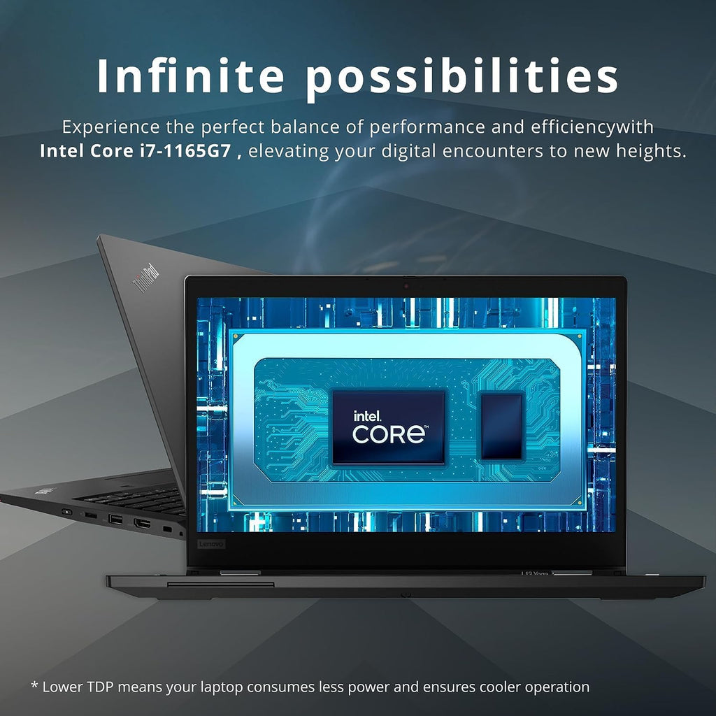 13.3" FHD Touchscreen 2-in-1 Laptop with 11th Gen Intel Core i7, 16GB RAM, 1TB SSD, Windows 11 Pro, Black Q8916