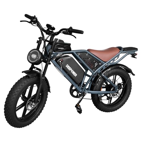 1500W Peak Motor 20" Fat Tire Dual Suspension Electric Bicycle U3512