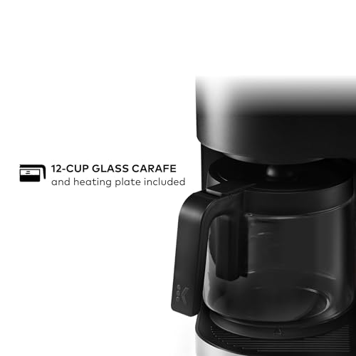 Black Single Serve & Carafe Coffee Maker with 60oz Reservoir P962971