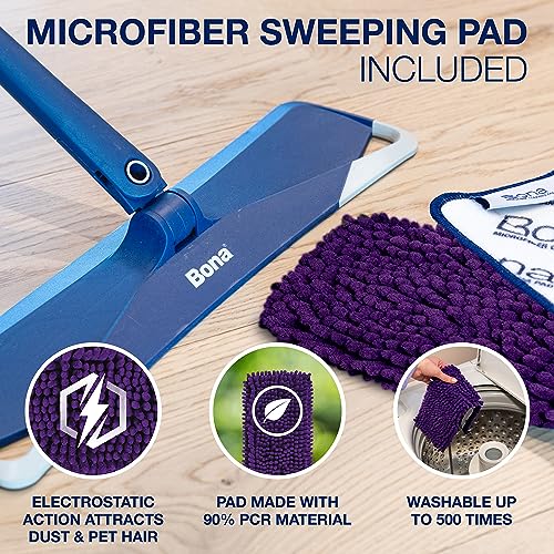 Microfiber Floor Mop with Microfiber Cleaning Pad and Microfiber Dusting Pad Q915
