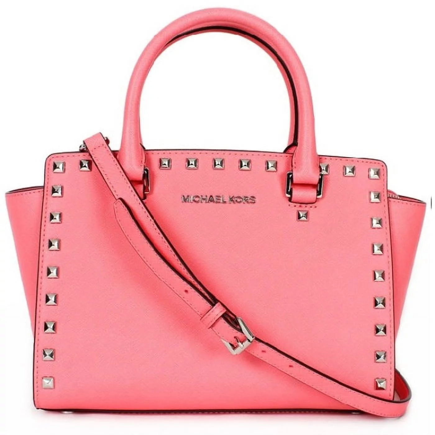 Coral Top Zip Satchel W590182