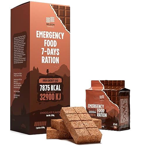 7-days Chocolate Biscuit Bars MRE Survival Kit J83116