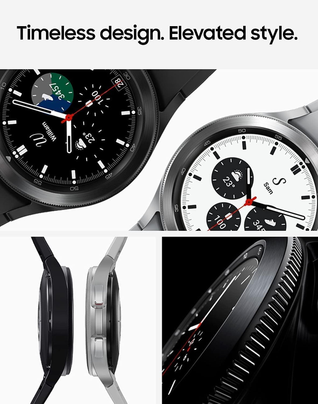 Black 46 mm Smartwatch N4794
