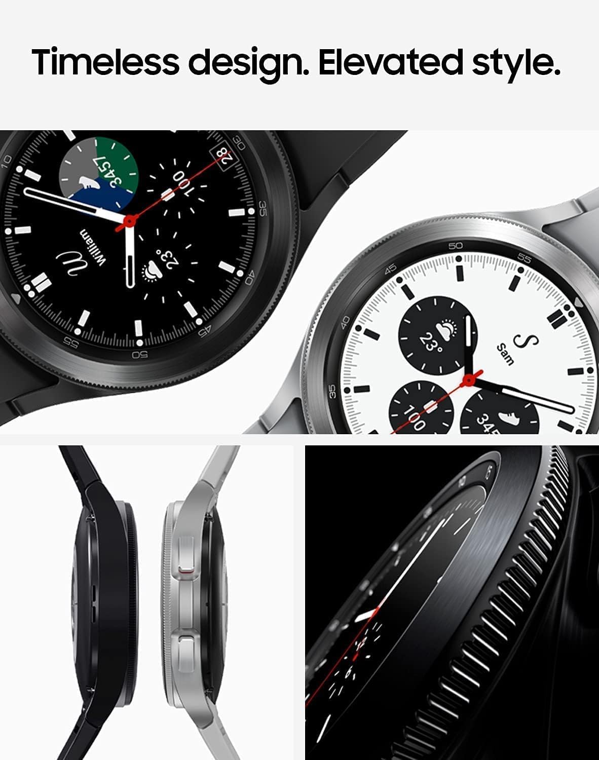 Black 46 mm Smartwatch N4794