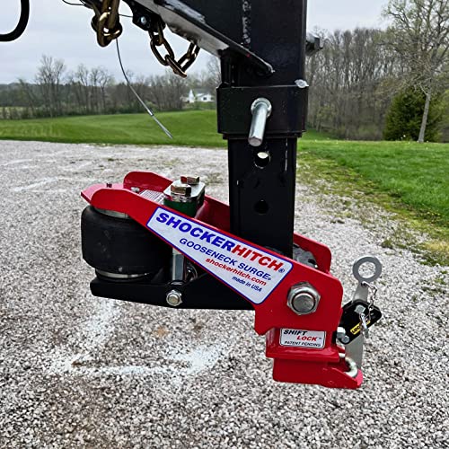 Gooseneck Air Hitch & Coupler, 4" RND AnglePin 2-5/16" Ball Coupler I764520