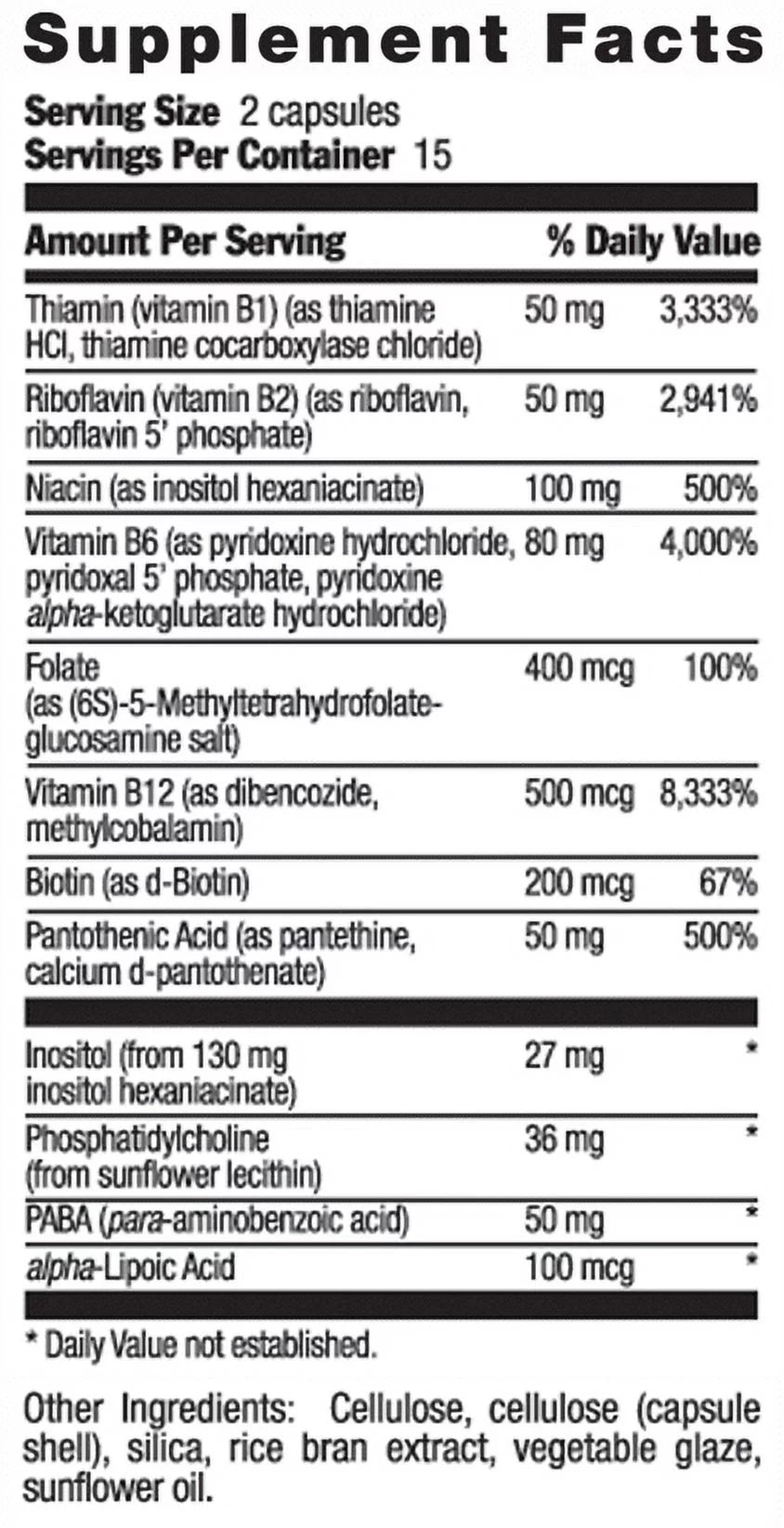 240 Count Coenzyme B-Complex Z28014