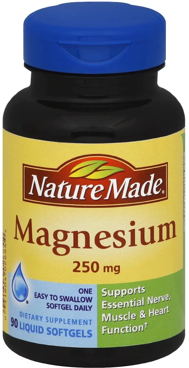 90 Liquid Softgels Magnesium 250 mg J76961