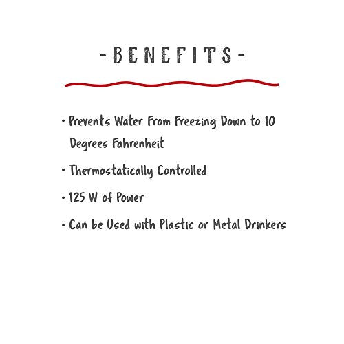Chicken Waterer Heated Base R718