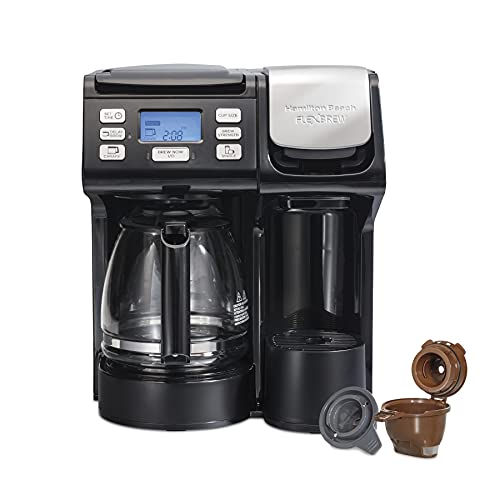 2-Way Coffee Maker Compatible with K-Cup Pods or Grounds & Blender with 5 Functions S8177