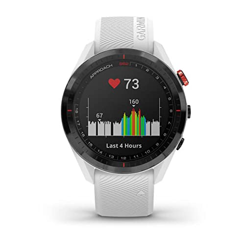 Black Bezel White Band GPS Golf Watch S13171