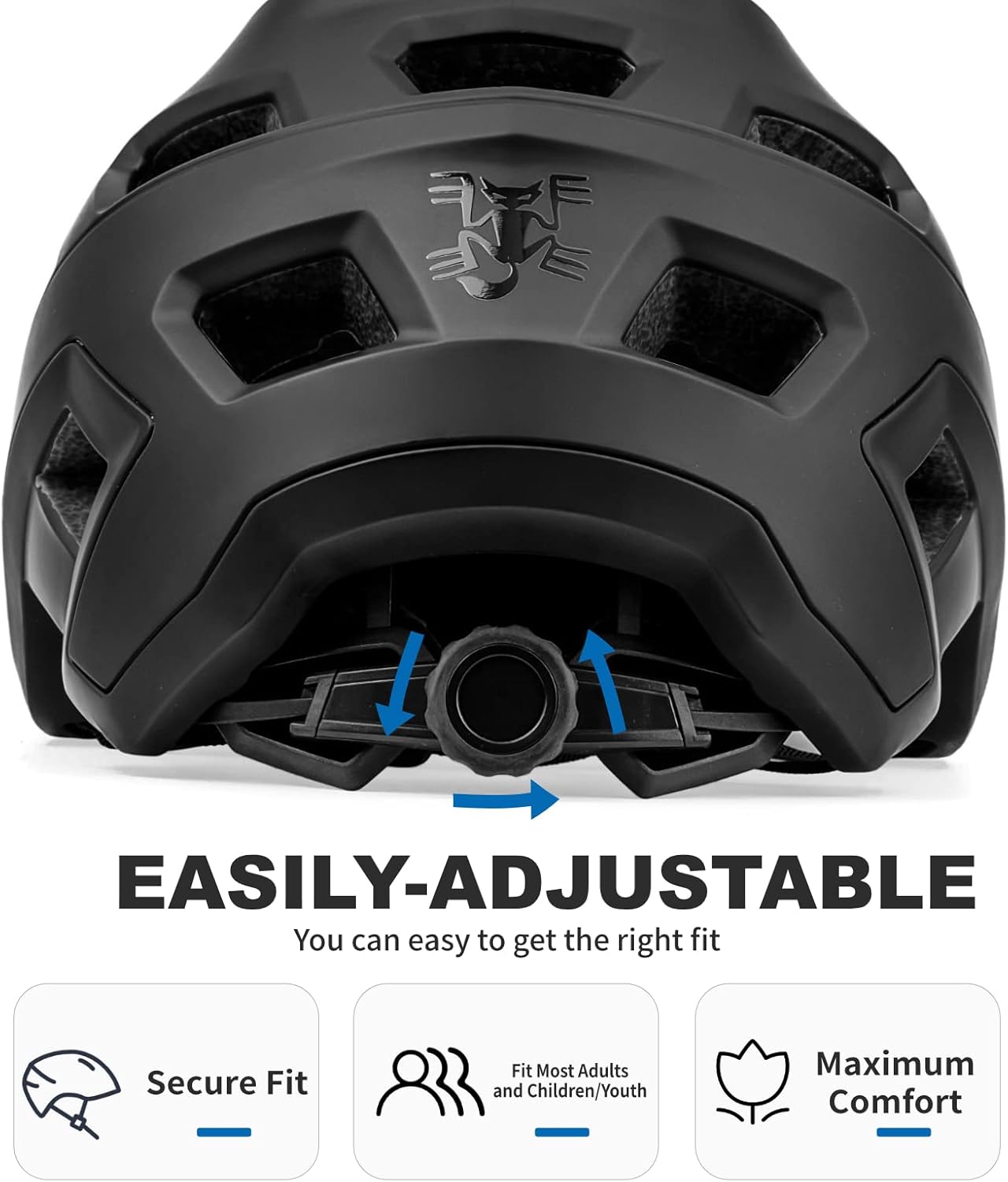 Black L(56-61CM) Bike Helmet V239