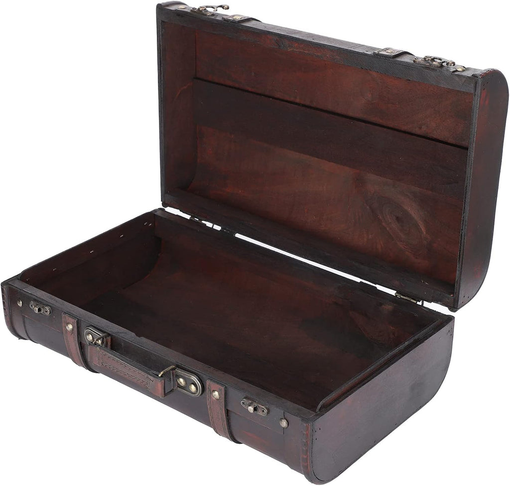 Antique Wooden Suitcase M7874