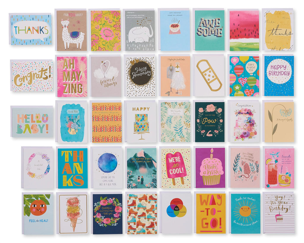 40-Count All-Occasion Cards Assortment J6252