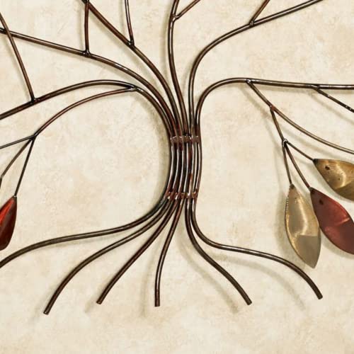 Multi Metallic Metal Wall Art Tree Sculpture O868416