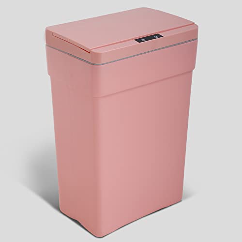13 Gallon Plastic Automatic Motion Sensor Trash Can with Lid L148