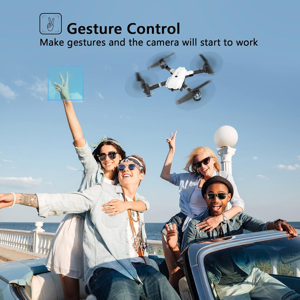 Foldable 1080P FPV Drone with 3 Batteries & Carrying Case X635