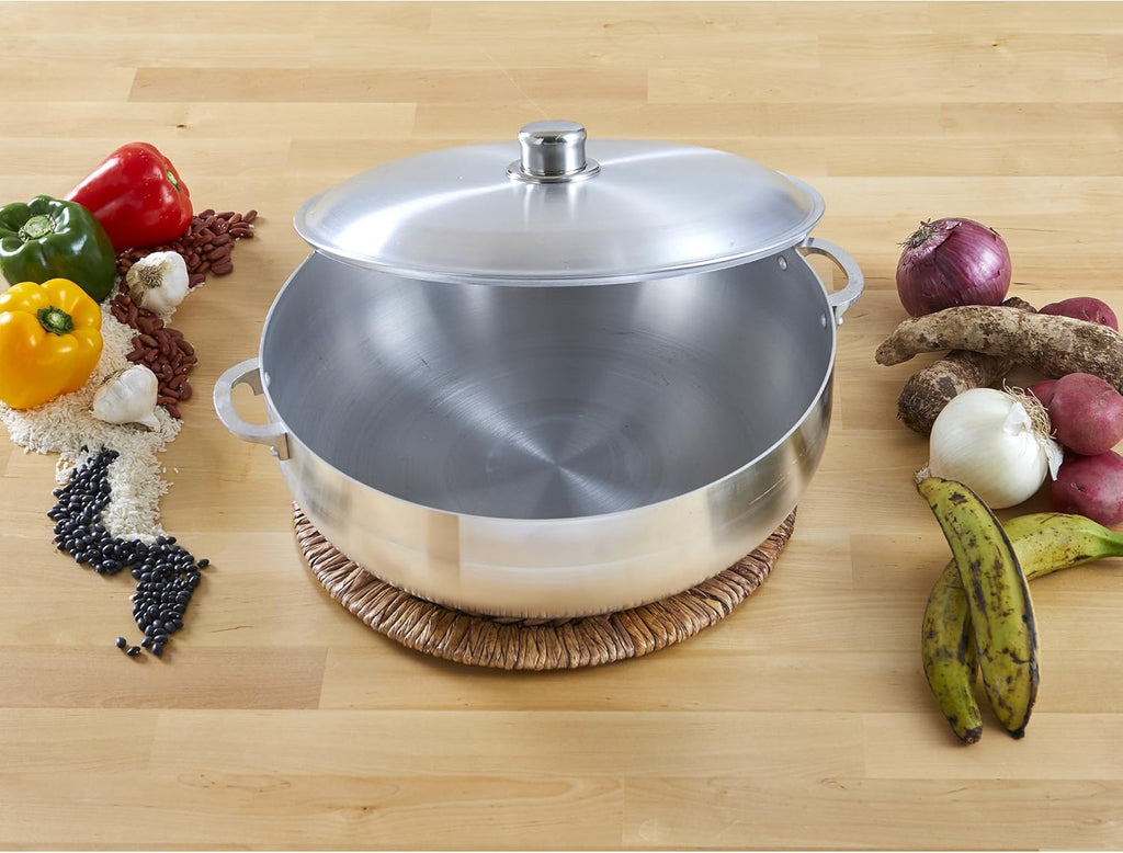 Silver 7.5-Quart Caldero with Lid S1343
