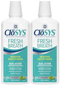 Sensitive Mouthwash, 32 Ounce, Gentle Mint, Alcohol Free, Dye Free, pH Balanced U290823