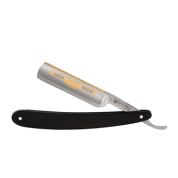 Carbon Ebony Wood Handle Straight Razor J536