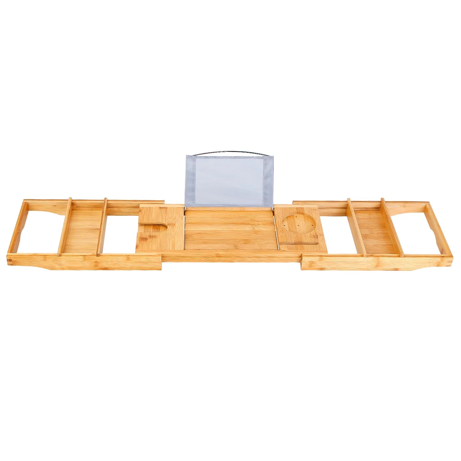 Extendable Bathtub Caddy Tray with Shelves V889