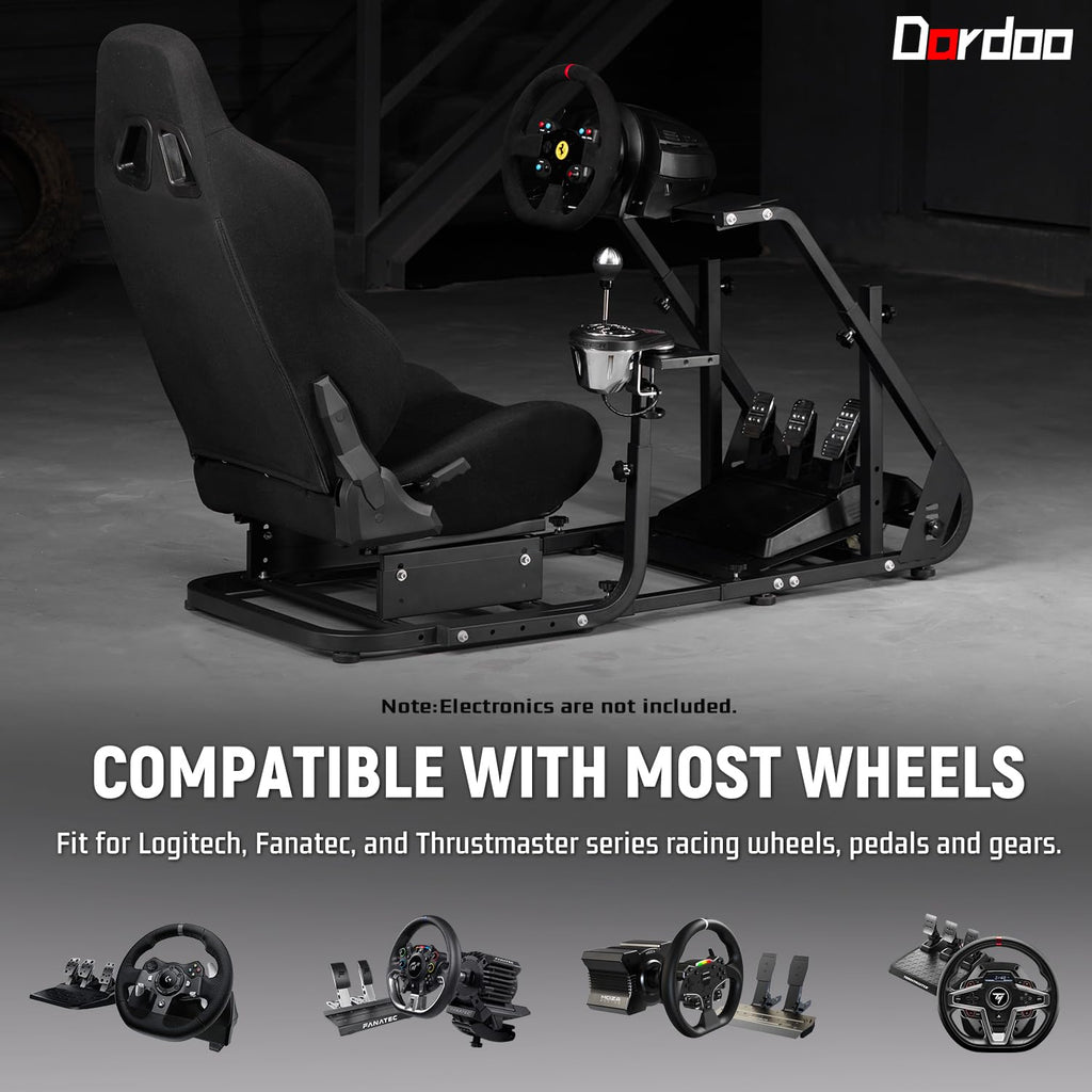 Racing Simulator Cockpit with Ergonomic Gaming Seat I559092
