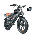 1500W Peak Brushless Motor 30 MPH Fat Tire E Bike with 624-2880Wh Removable Battery 20" Electric Dirt Bike with Dual Suspension and 7-Speed E668