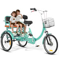 Adult Tricycle, 20 Inch 3-Wheel Bike with Seat and Baskets N6037