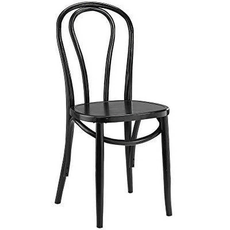 Black Wood Dining Side Chair U638073