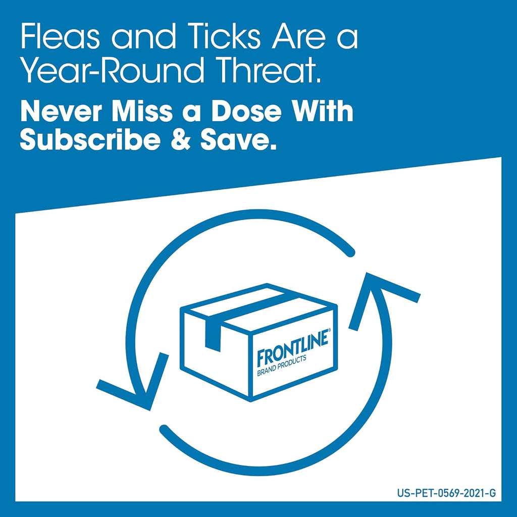 8 Doses Flea and Tick Treatment for Dogs J7498