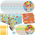 Cocomelon Party Supplies Set with Table Cover, Plates, Napkins Z283313