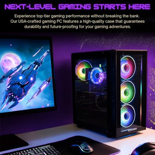 Prebuilt Gaming PC Desktop Computer RX580 8GB Intel i7 Xeon 3.5GHz 16GB RAM 512GB M.2 SSD WiFi BT Win 10 Pro I317