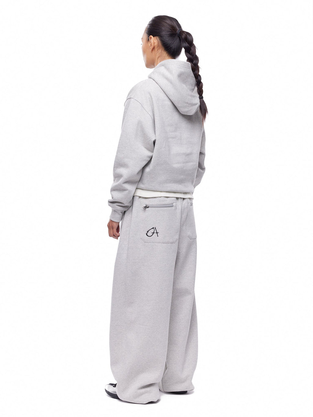 GA SIGNATURE CUFFED JOGGERS - GREY