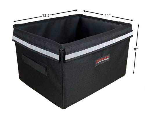 Bicycle Pannier Crate Cycling Basket Trunk Bag Rear Bed Storage Cargo Carrier V13167