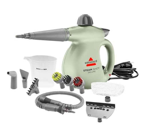 handheld pressurized steamer with 10 cleaning tools J6287