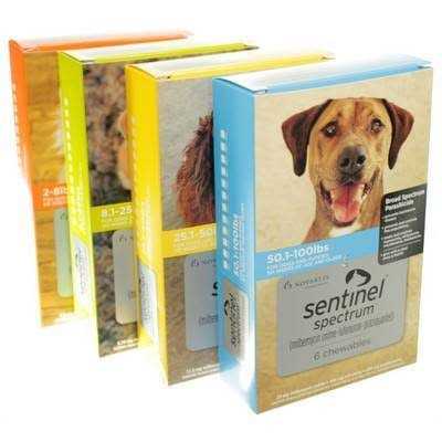 Sentinel Spectrum for Dogs X893386