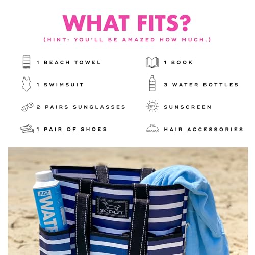 Large Work Tote Bag with 6 Exterior Pockets K6181